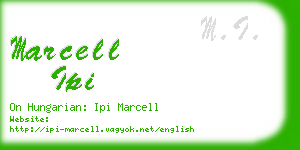 marcell ipi business card